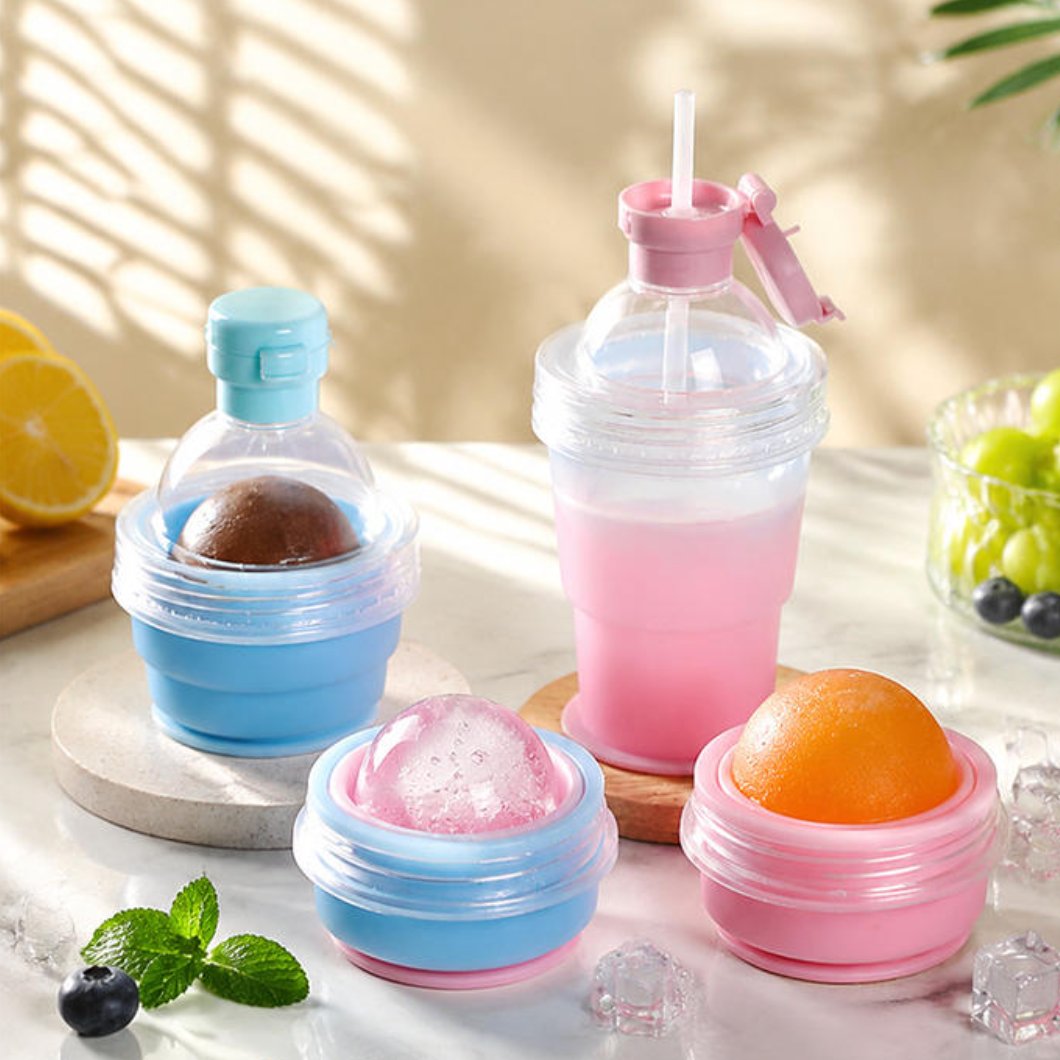 Portable Ice Ball Drinking Cup